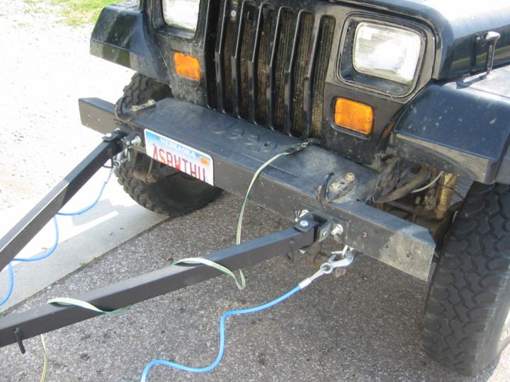 Jeep tj tow bar brackets #5