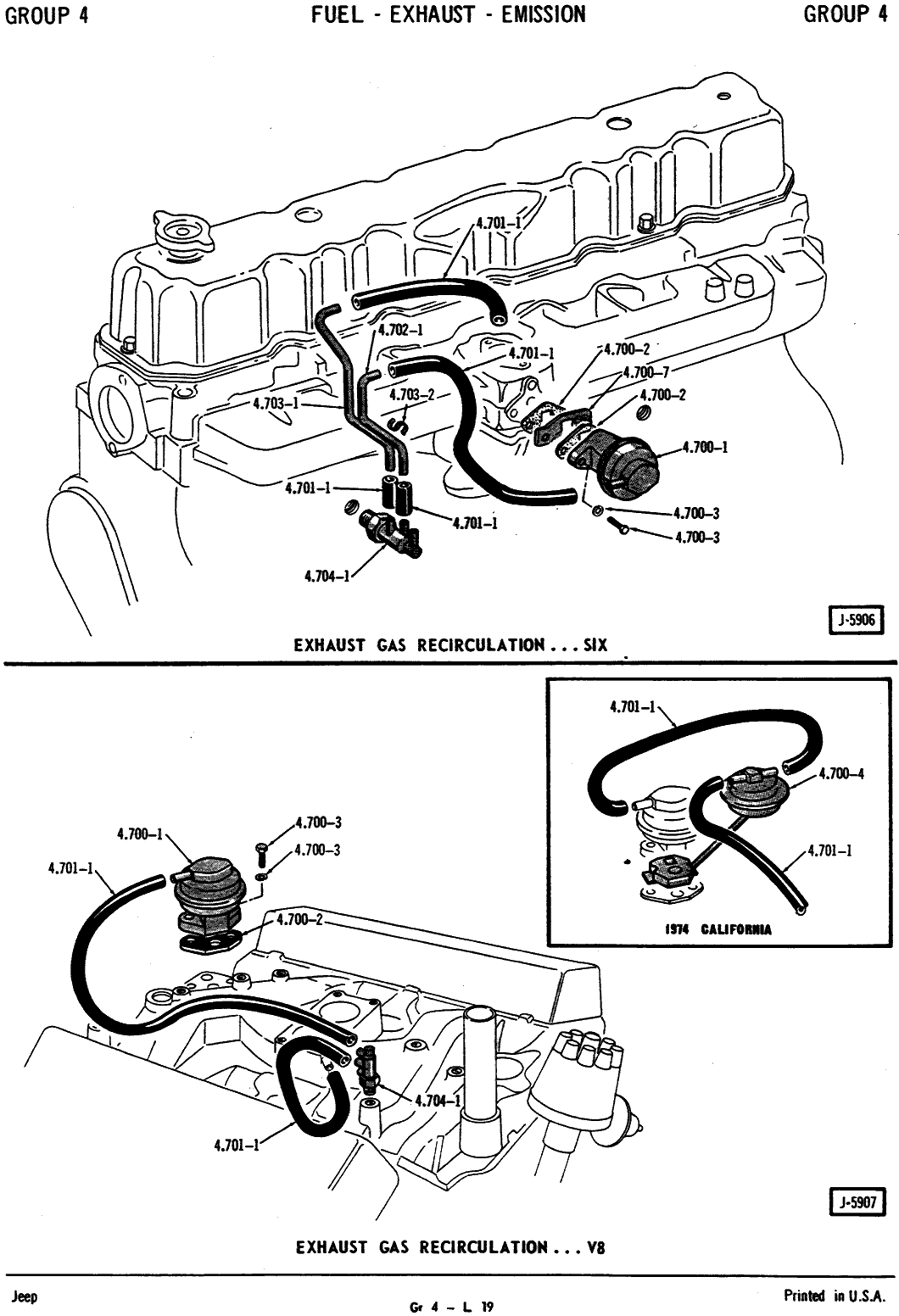 1977 Jeep j10 360 amc vacuum line diagram #5
