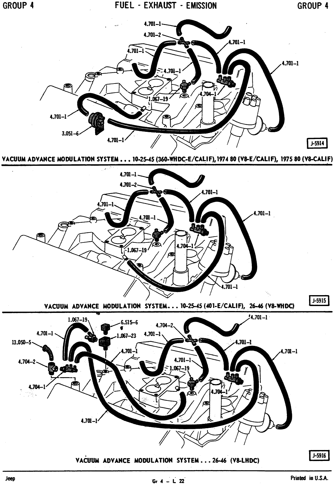 1981 Jeep scrambler vacuum hose diagram #5